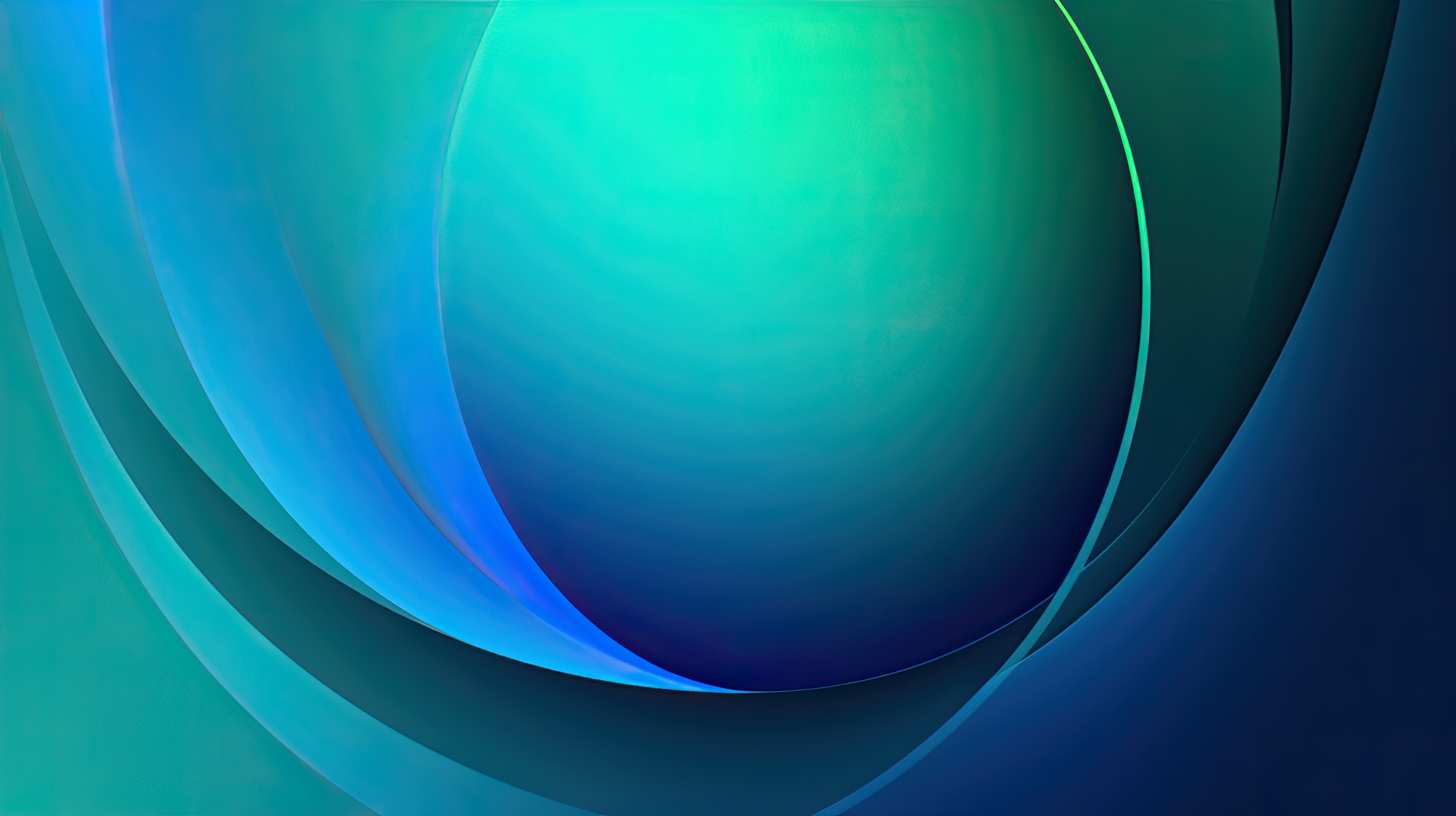 Green and blue swirling background