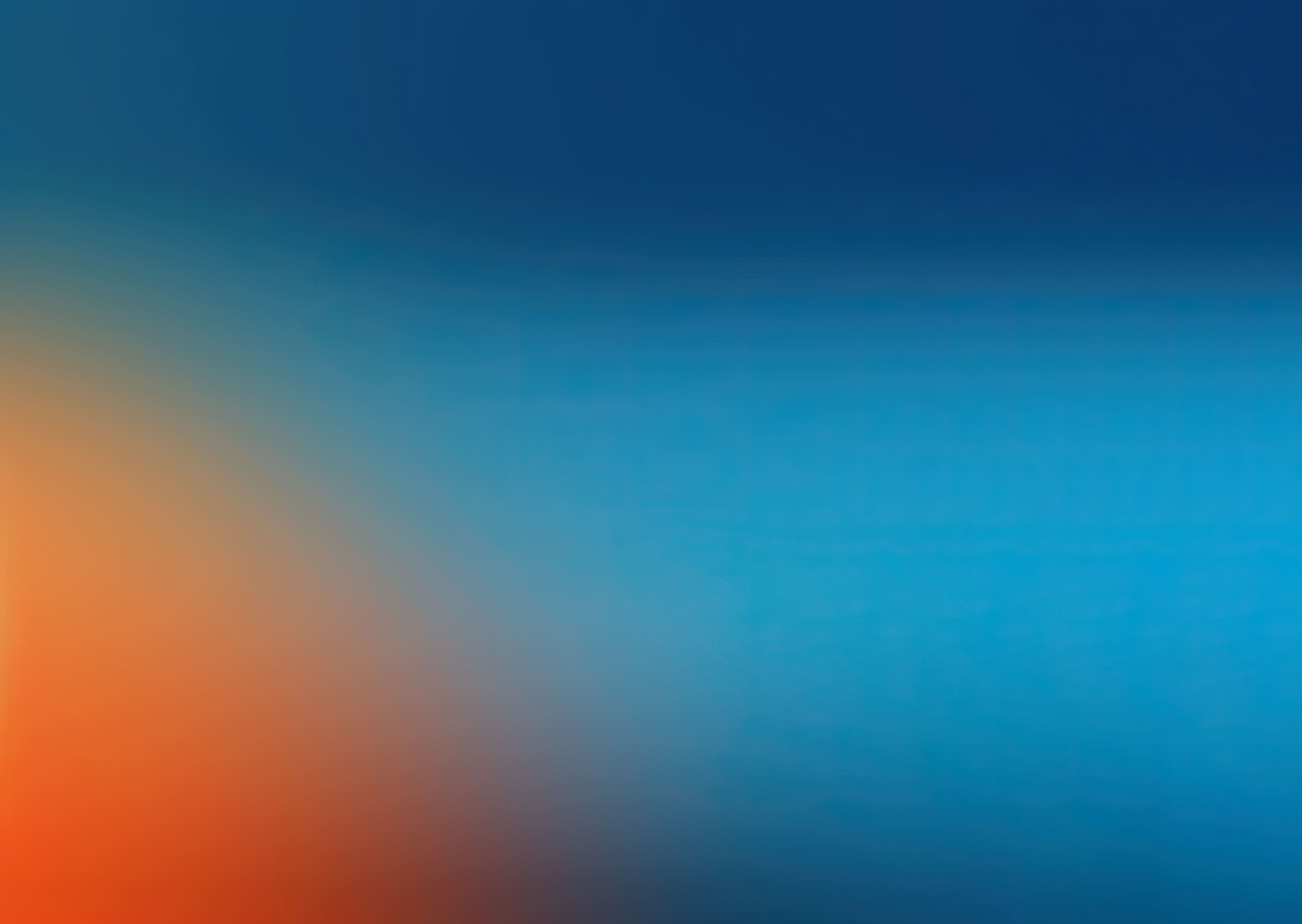 Orange and blue gradient background