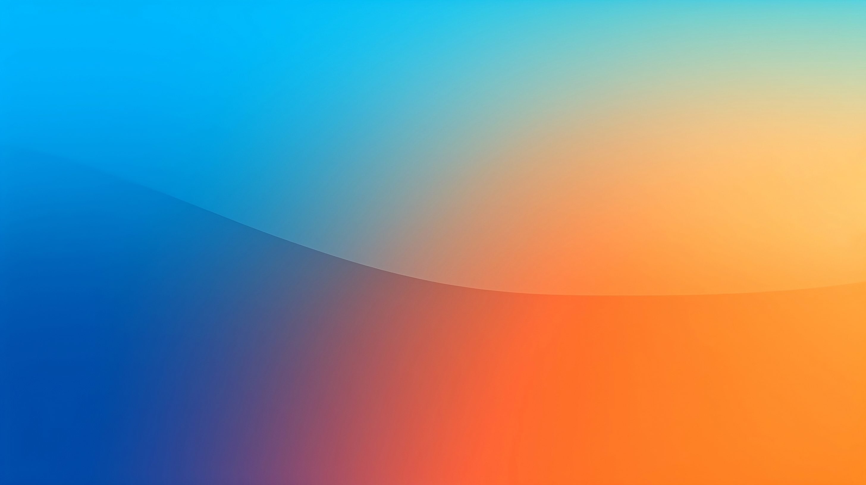 Orange blue cyan gradient background