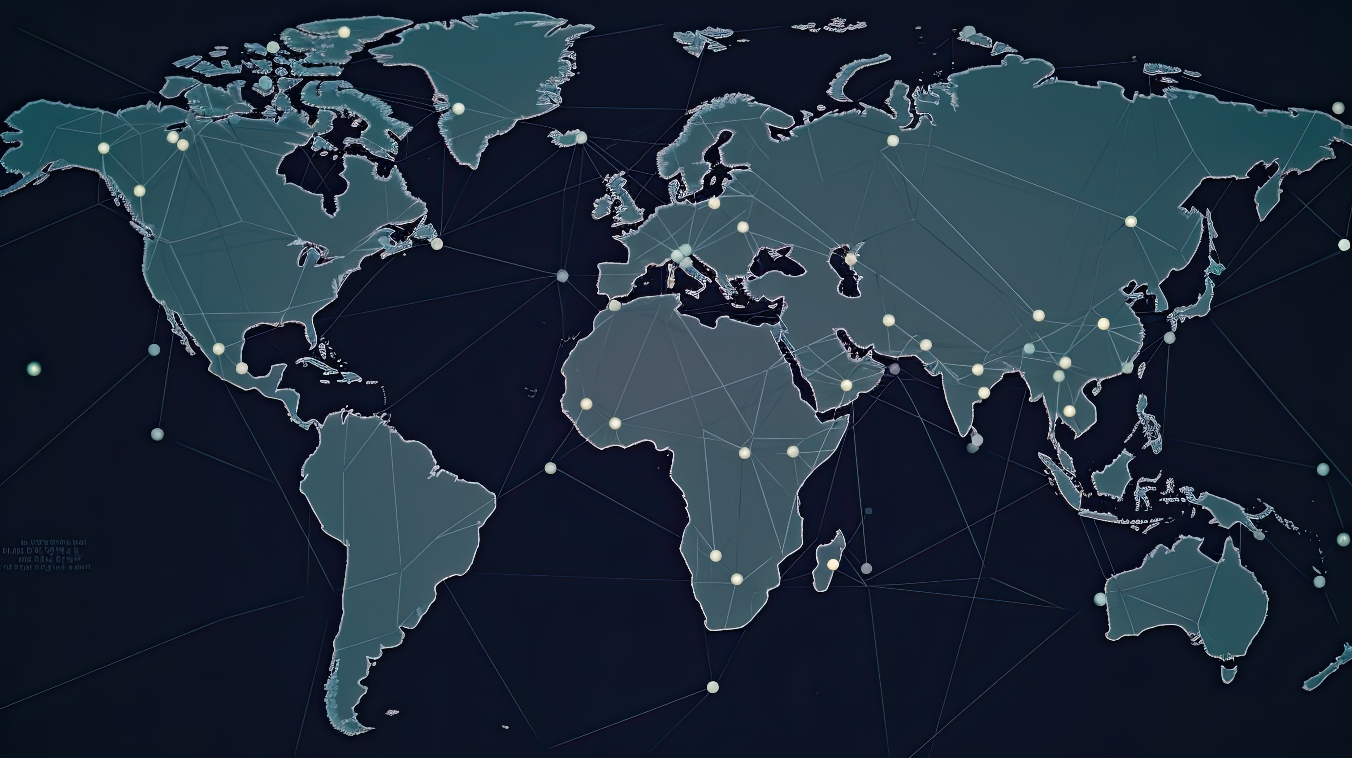 Abstract mash line and point Scales on hexagon dark background with Map World. Wire frame 3D mesh polygonal network line, design sphere, dot and structure