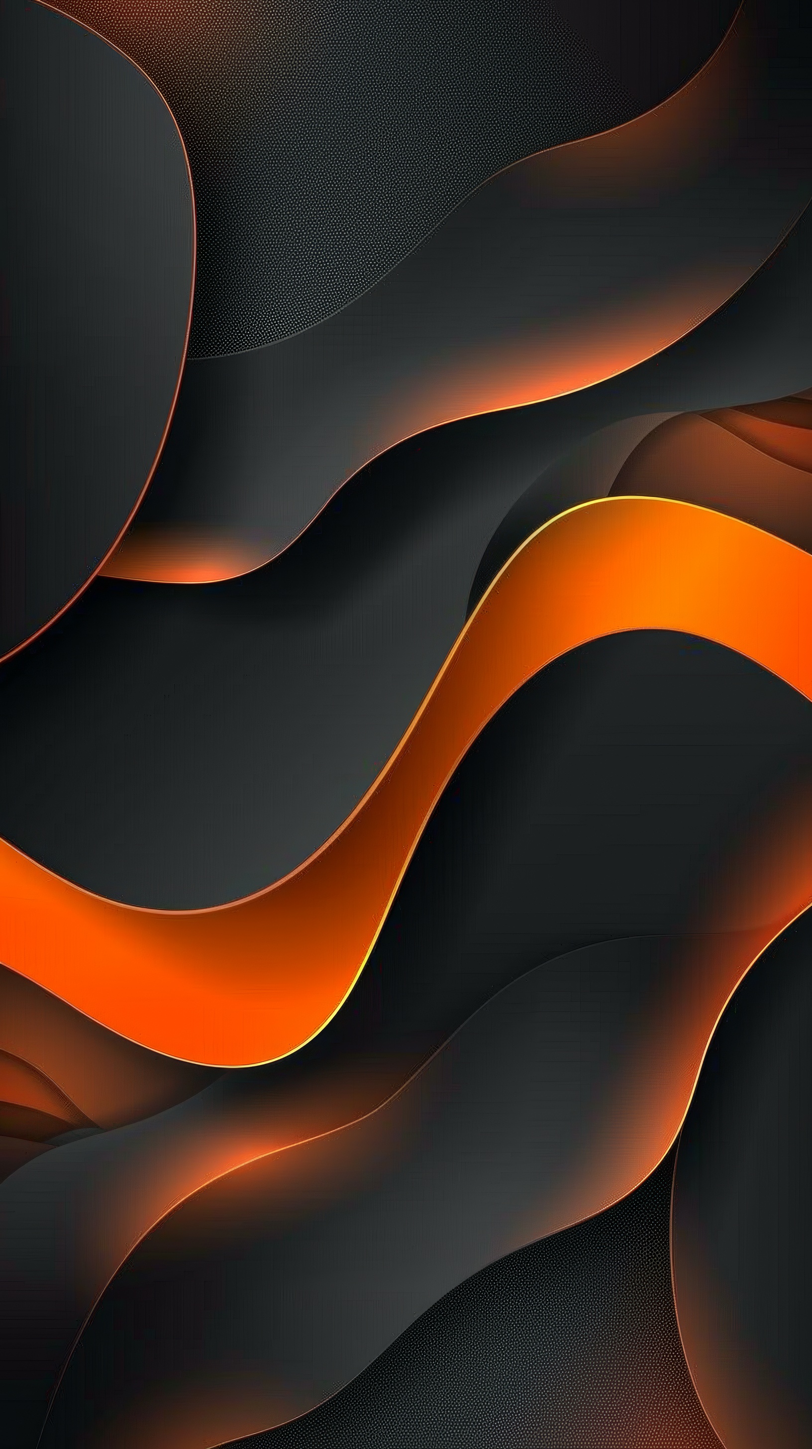 Abstract orange and black background