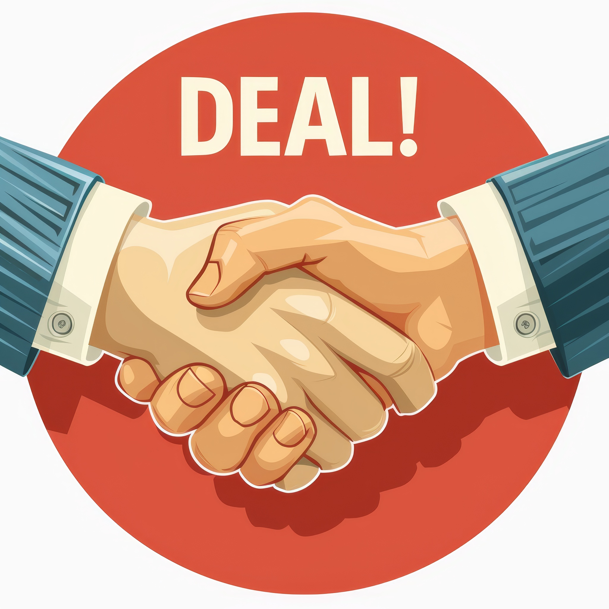 Business deal, Shaking hand as business agreement concept