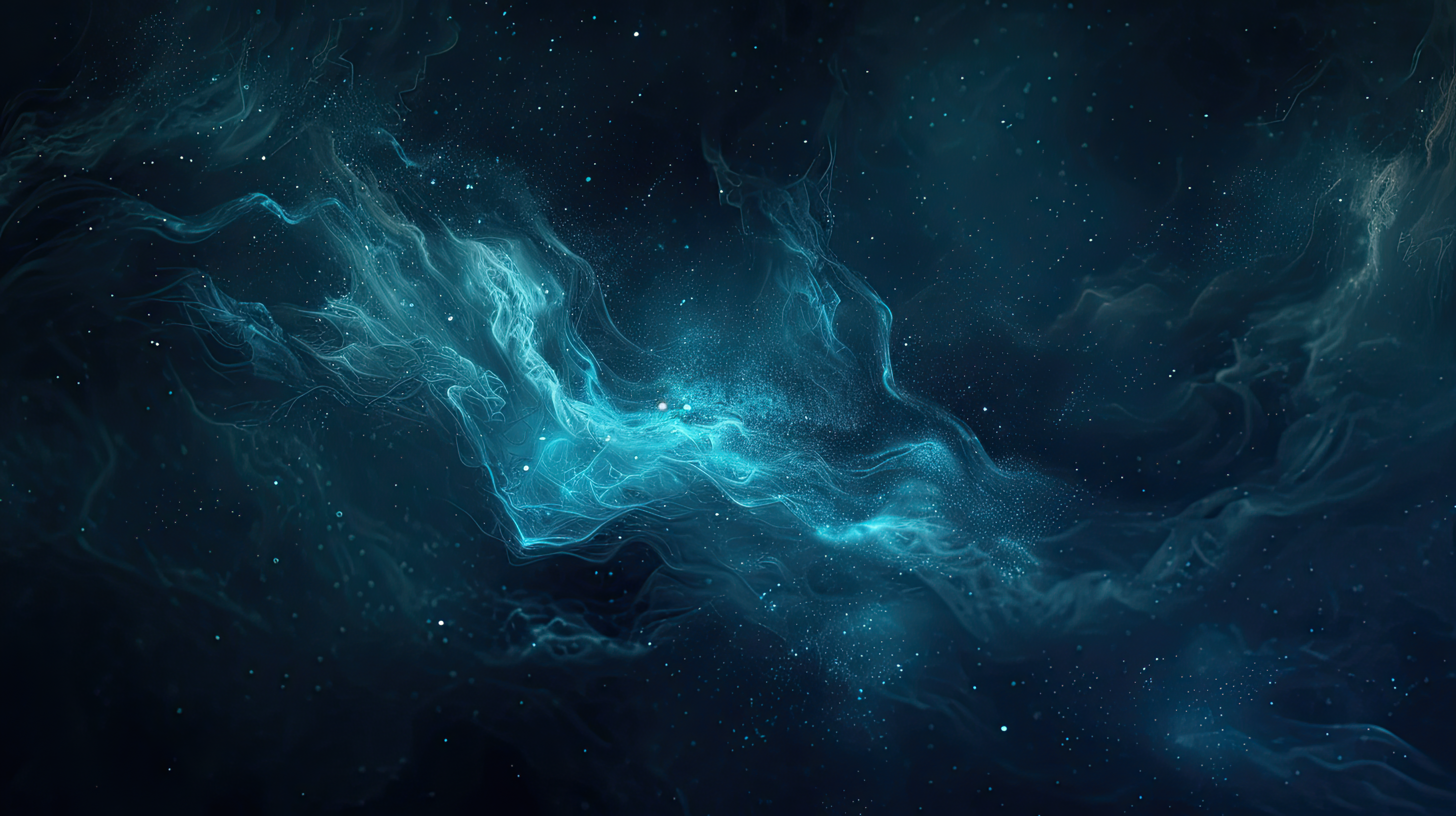 Dust particles and smoky background, Abstract background with particles in dark background