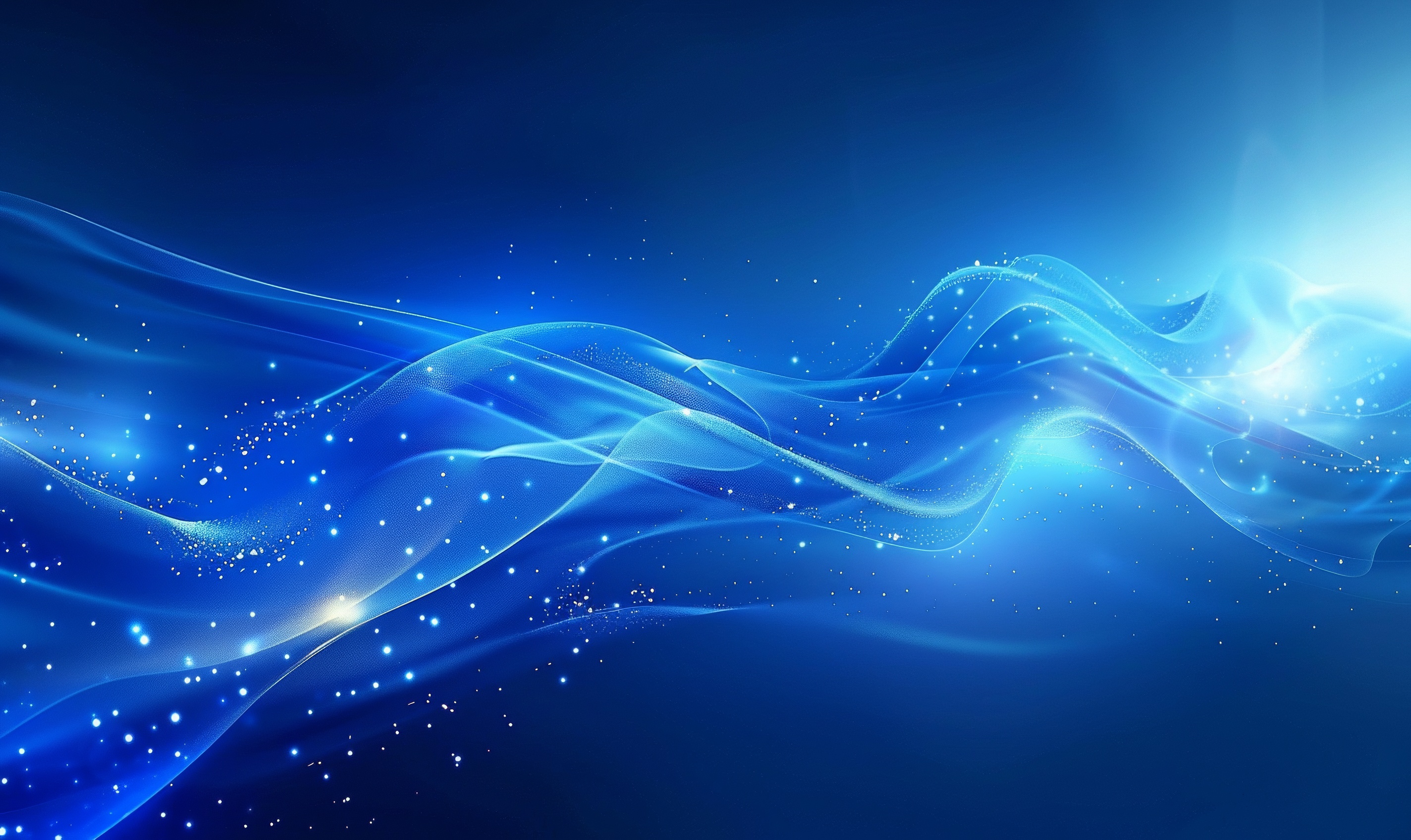 Futuristic blue background with light beams and gradient