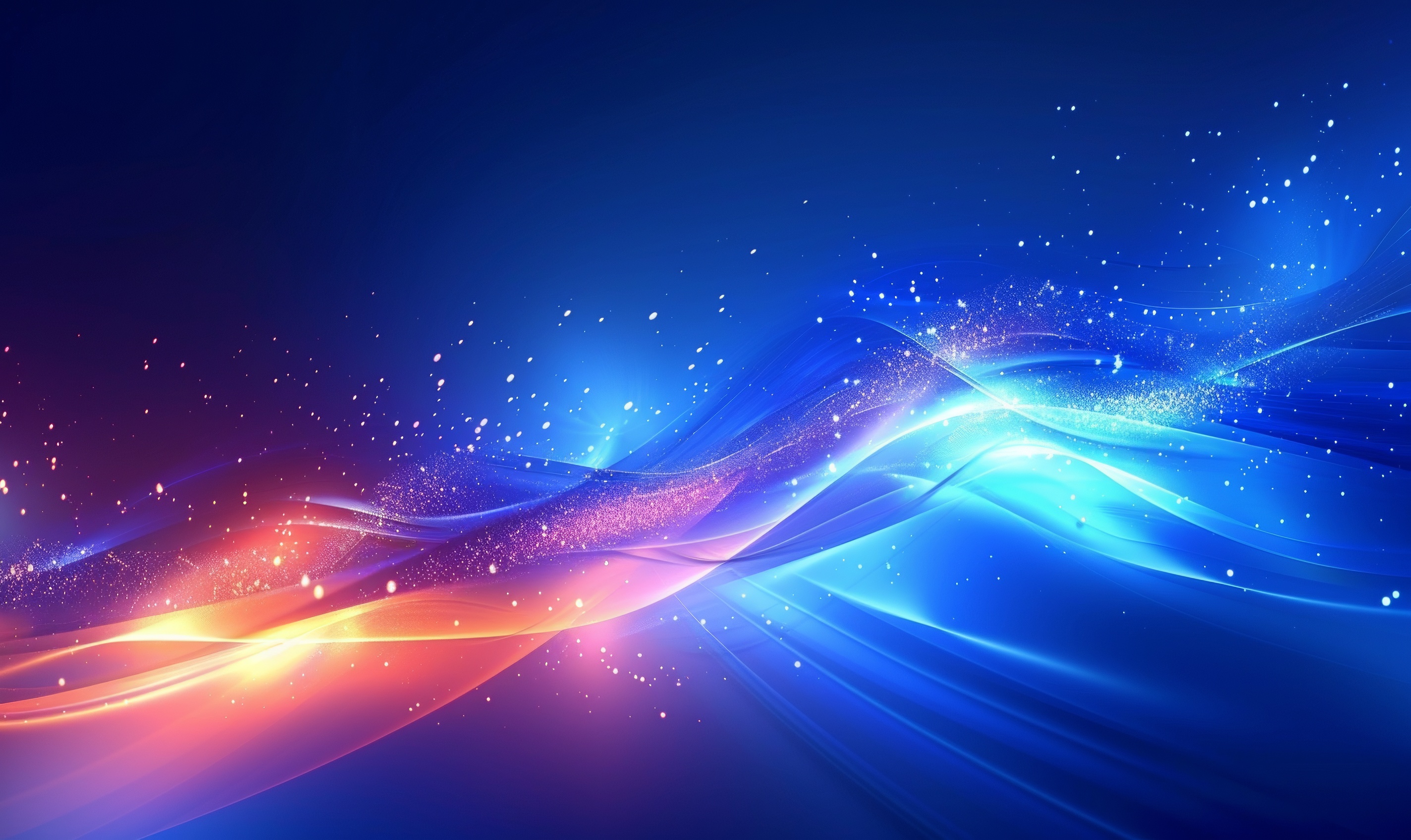 Futuristic blue background with light beams and gradient