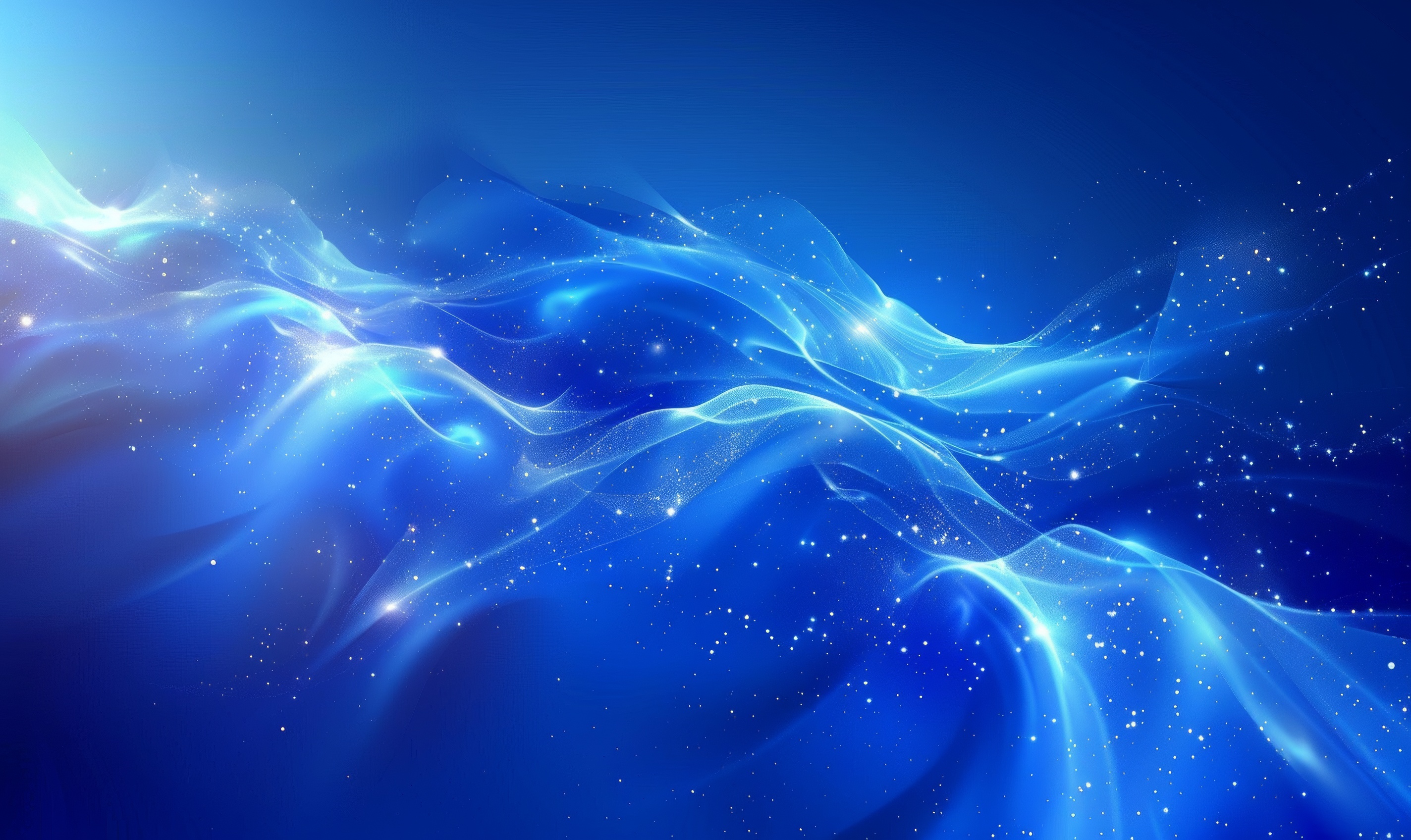 Futuristic blue background with light beams and gradient