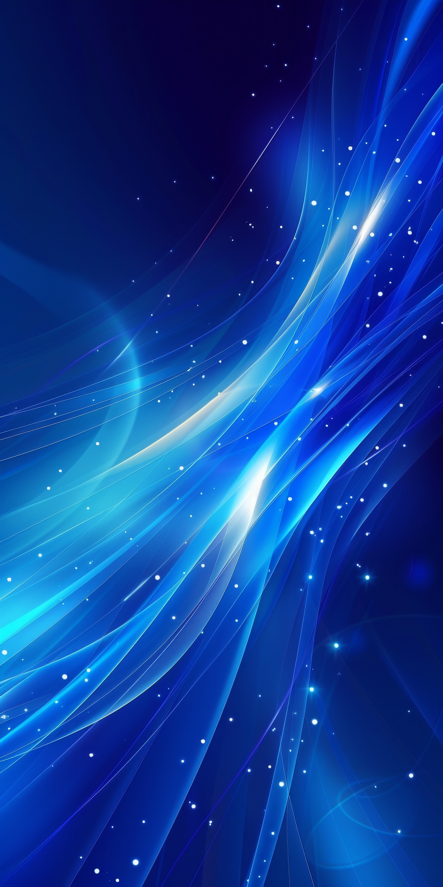 Futuristic blue background with light beams and gradient