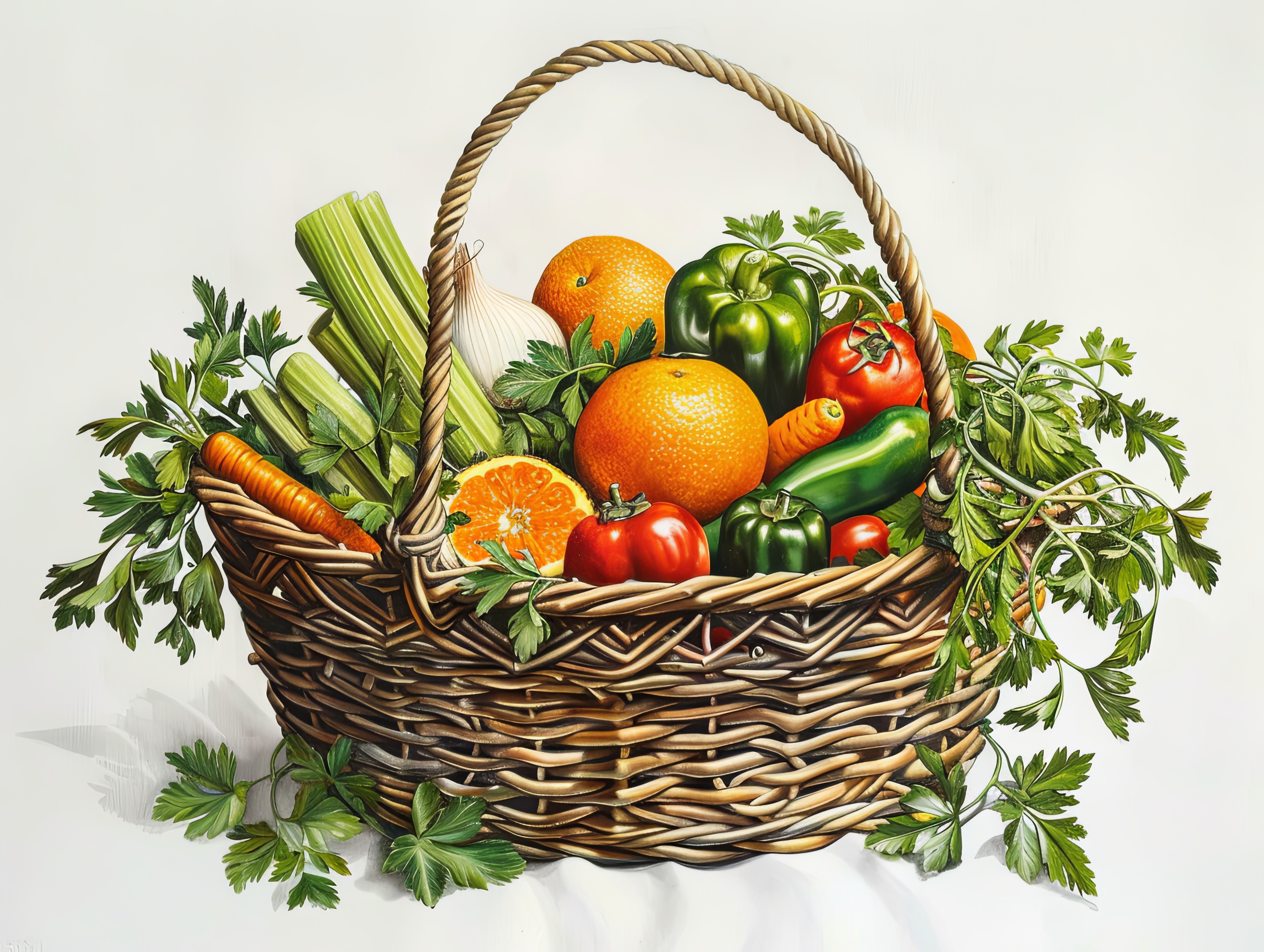 Harvest Basket for of Vegetables