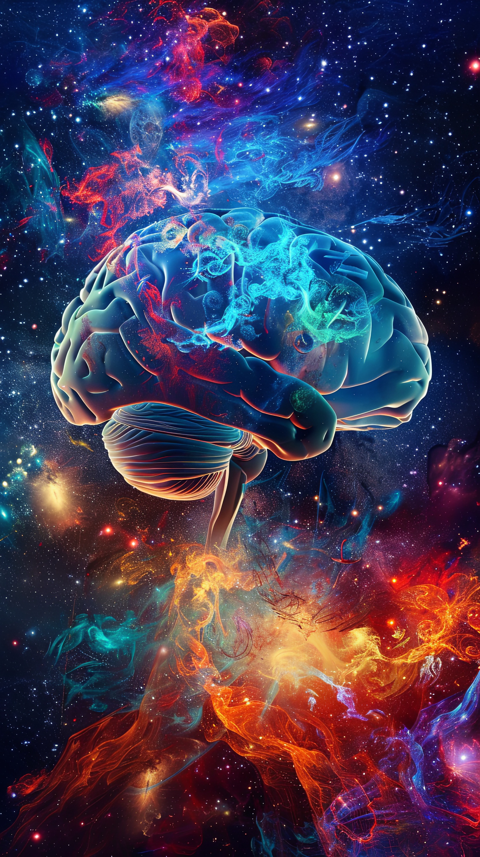 Human brain and cosmic energy in manifestation