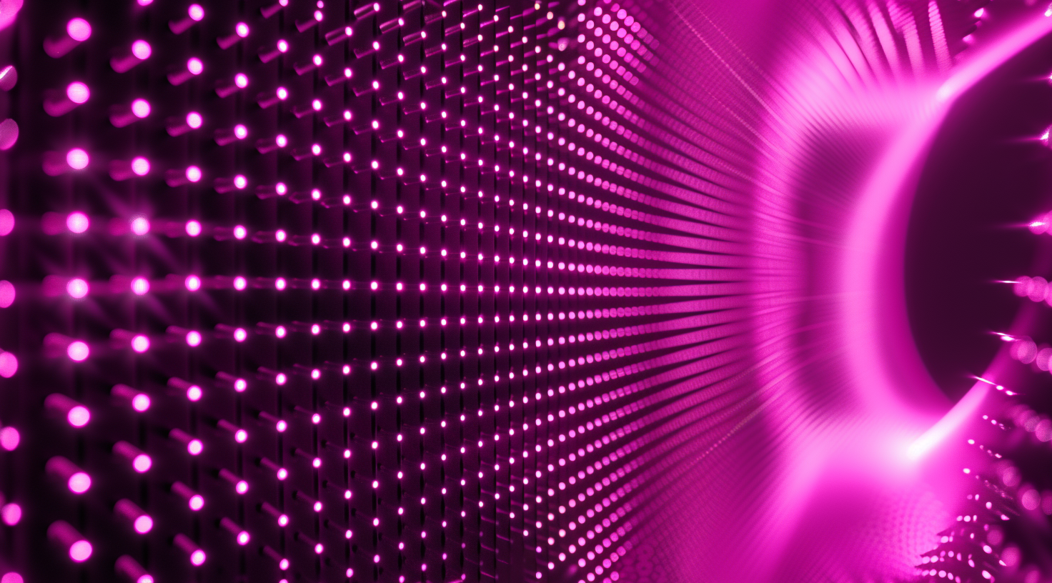 Modern 3d wallpaper with pink LED