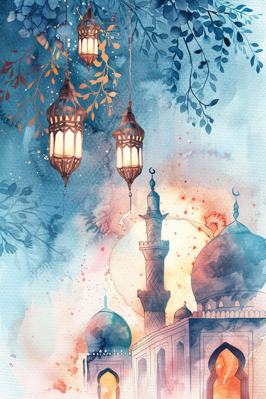 Ramadan kareem background illustration