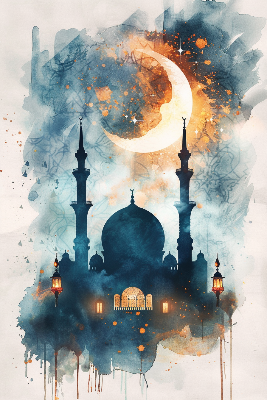 Ramadan kareem background illustration