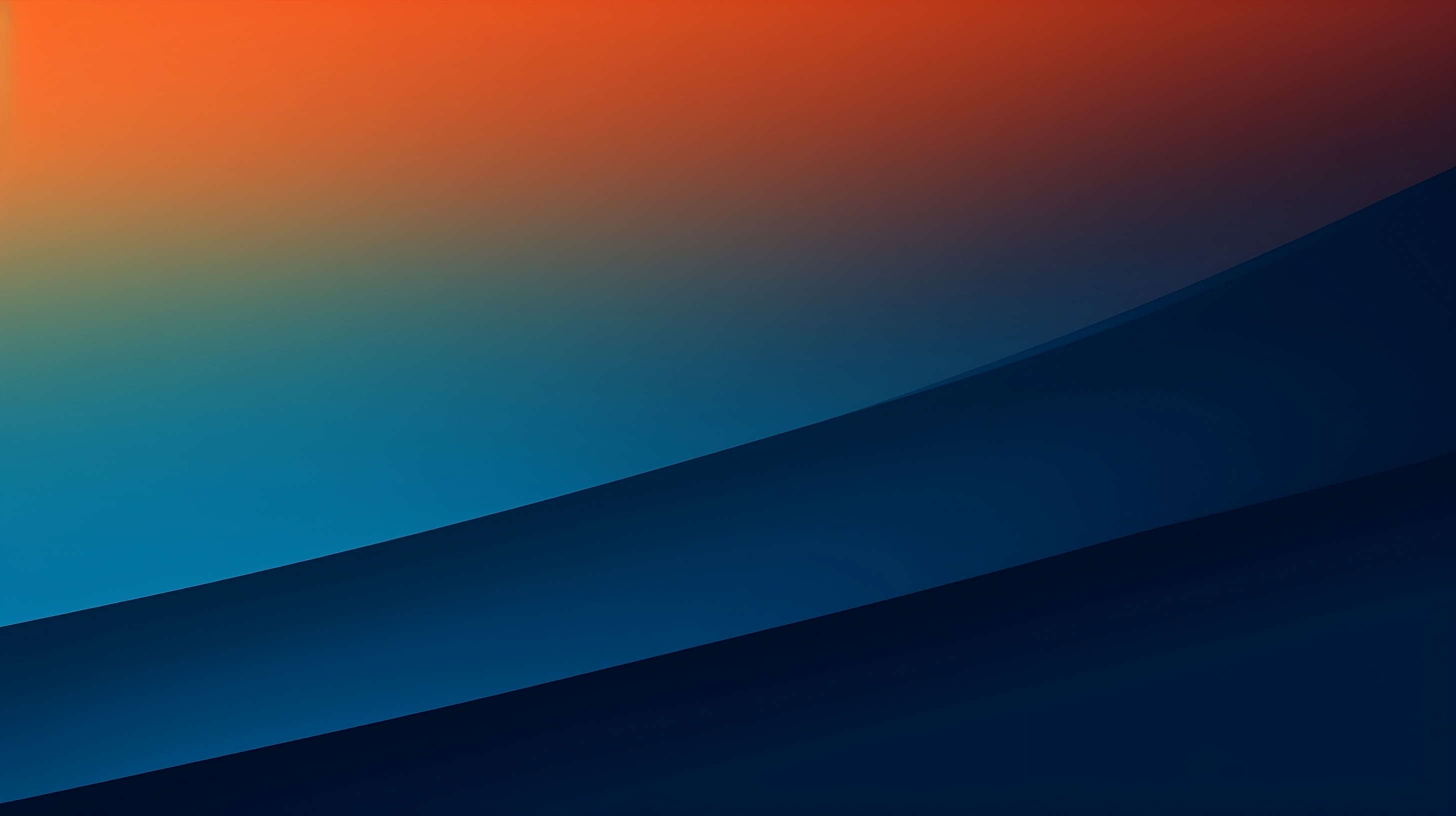 orange dark blue abstract waves, gradient background