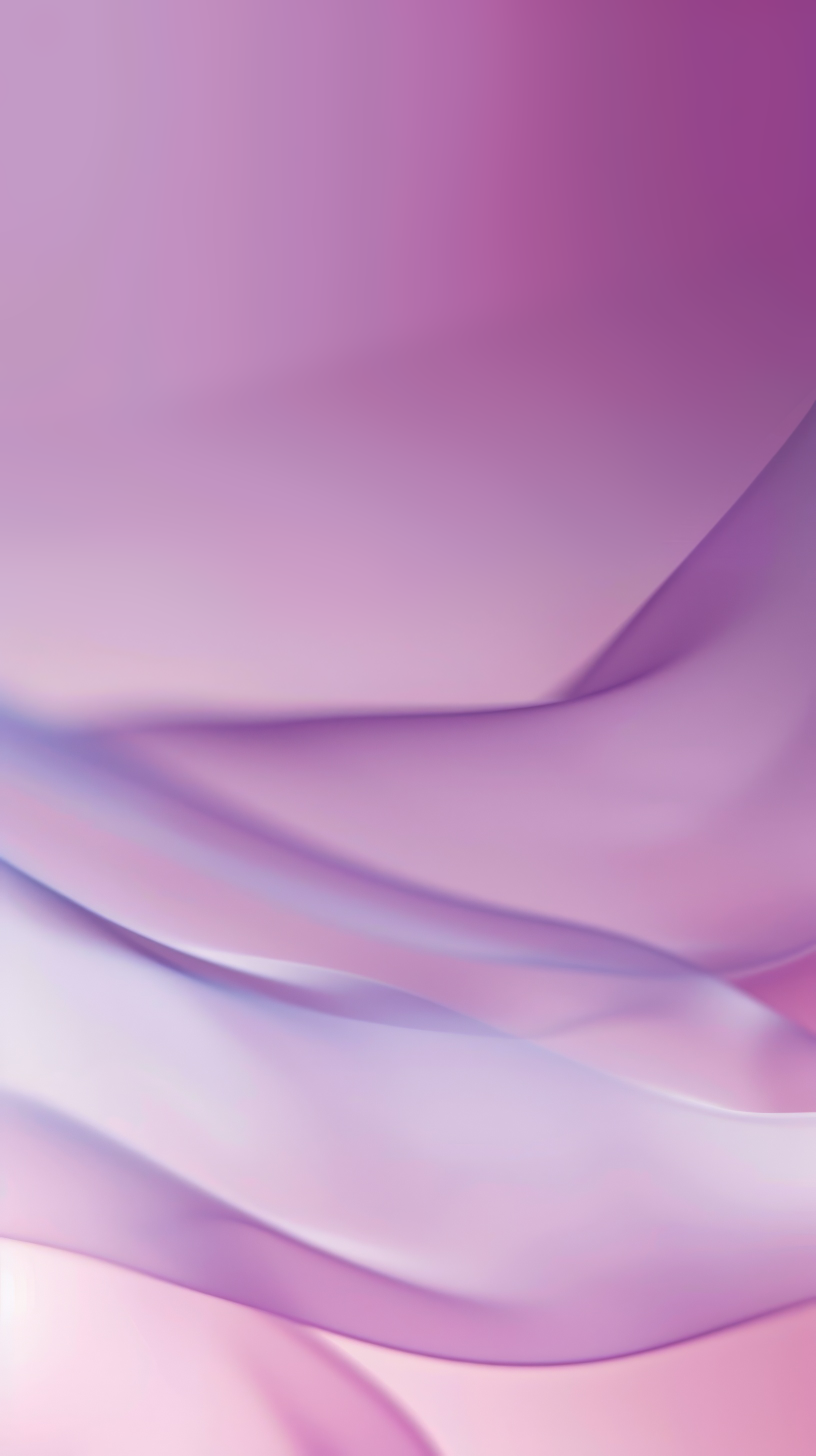 Abstract pink purple peach gradient background with falling waves