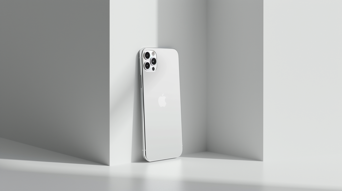 Apple iPhone mockup, ai generative