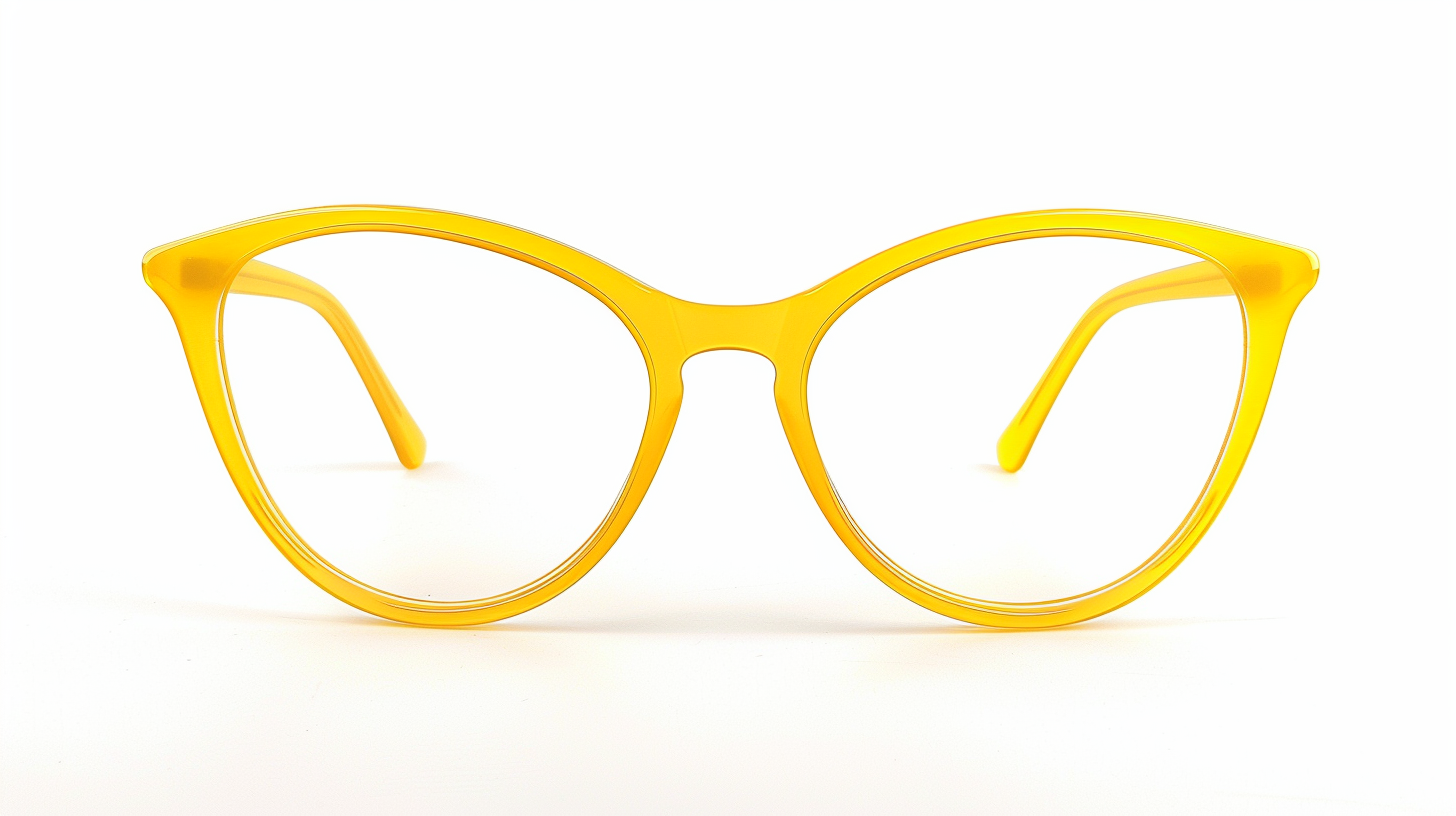 Colorful Eyeglasses isolated on white Background