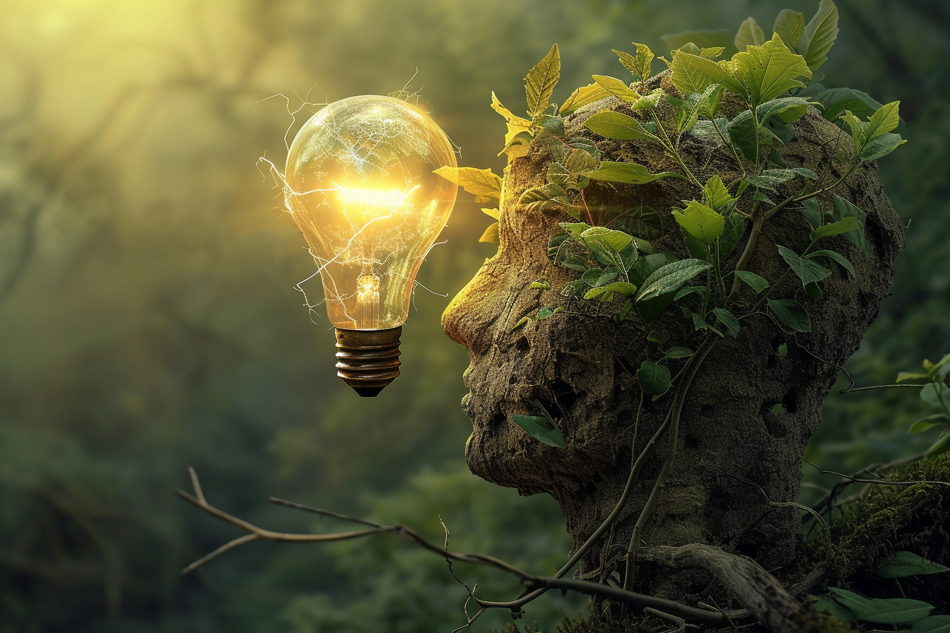 Evolution of creativity, Light bulb in nature