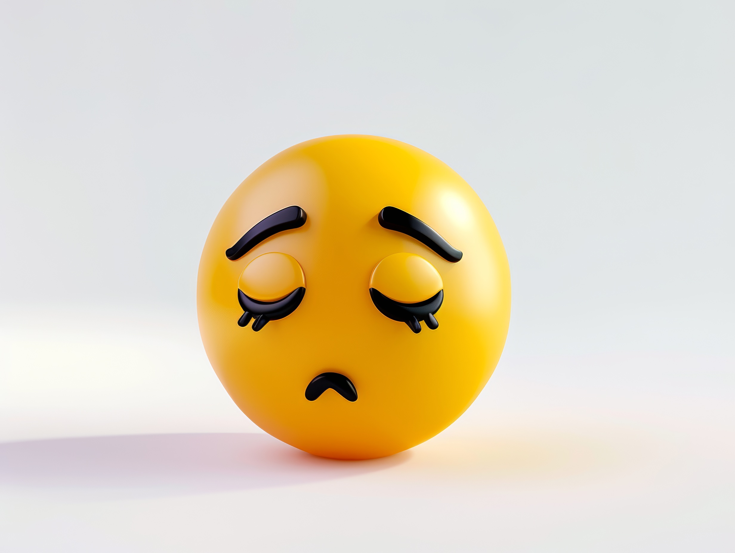 Sad Emoticon isolated